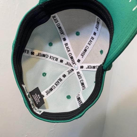 Black Clover Live Lucky Cap.Super Clean.Nice Green with White Clover Size S/M - Picture 7 of 8
